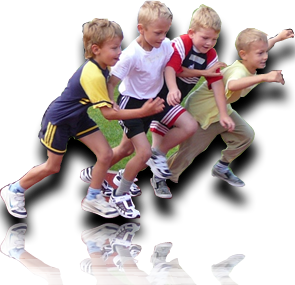 Schminken beim Sponsorenlauf